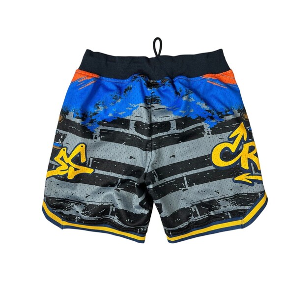 Crazy Handles Kids Youth Athletic Shorts  Size M  Colorful Graffiti Print  Artsy - Picture 2 of 6